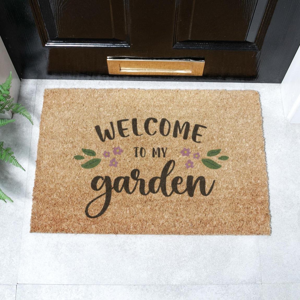 Welcome To My Garden Doormat 60x40cm main product photo