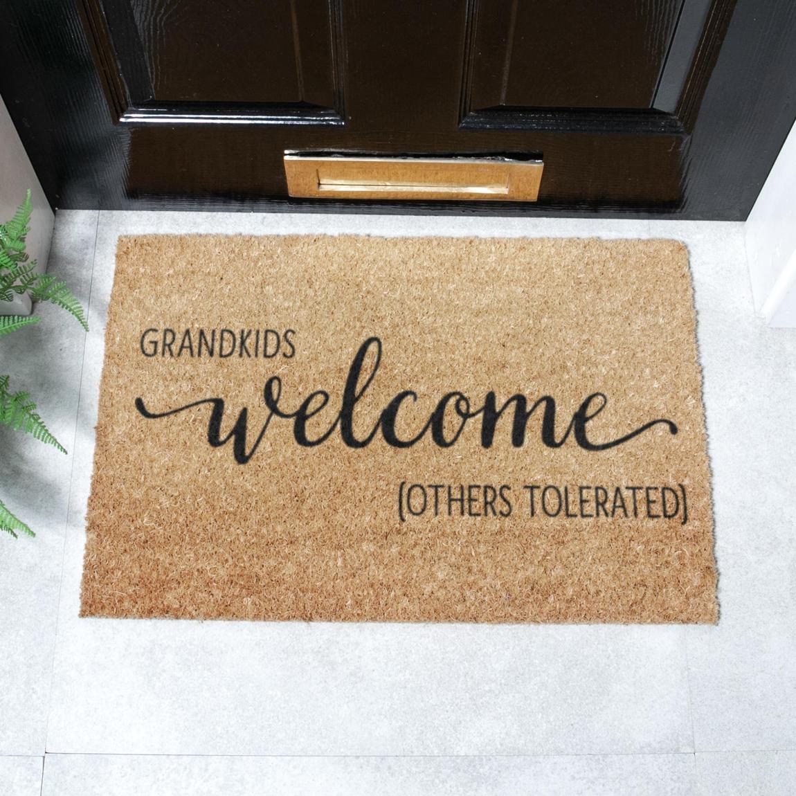 Grandkids Welcome Others Tolerated Doormat 60x40cm main product photo
