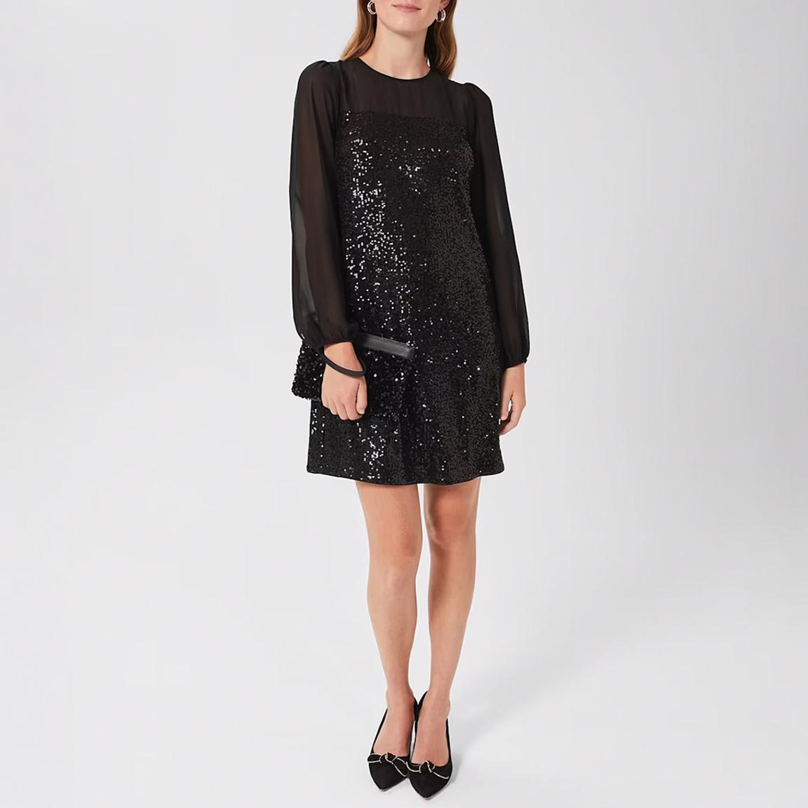 Black Zariah Sequin Dress main product photo