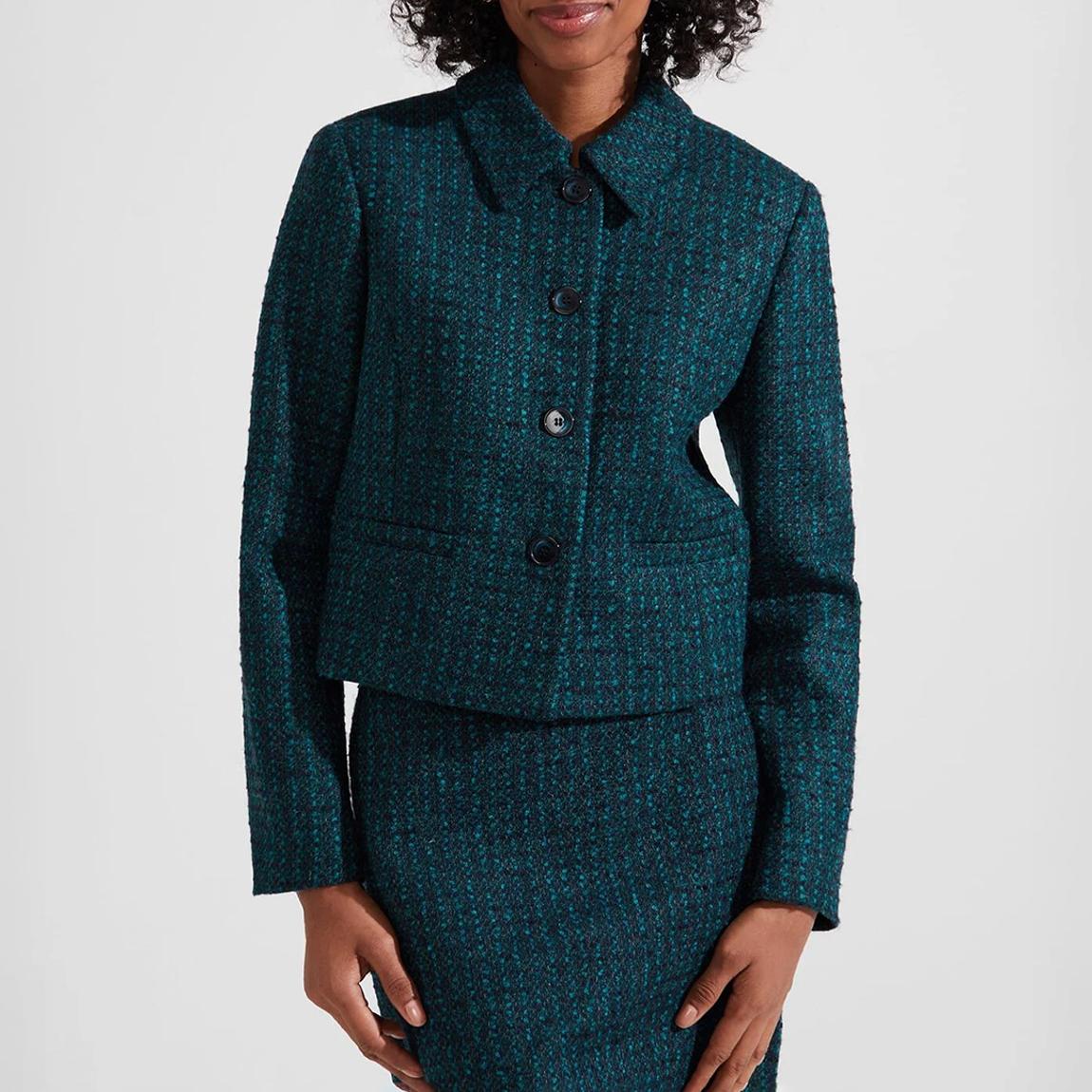 Blue Teia Wool Jacket main product photo