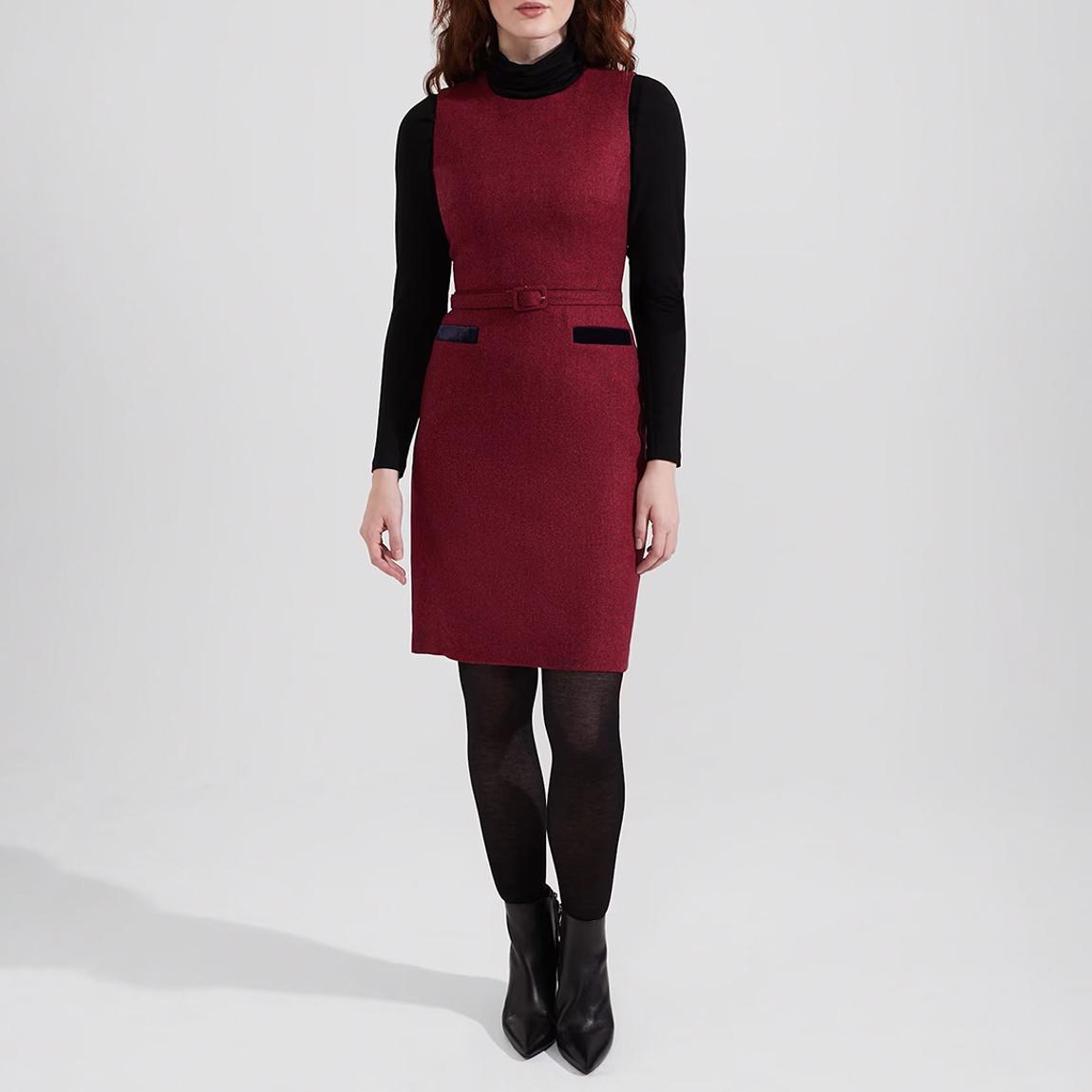 Pink Diane Wool Dress main product photo