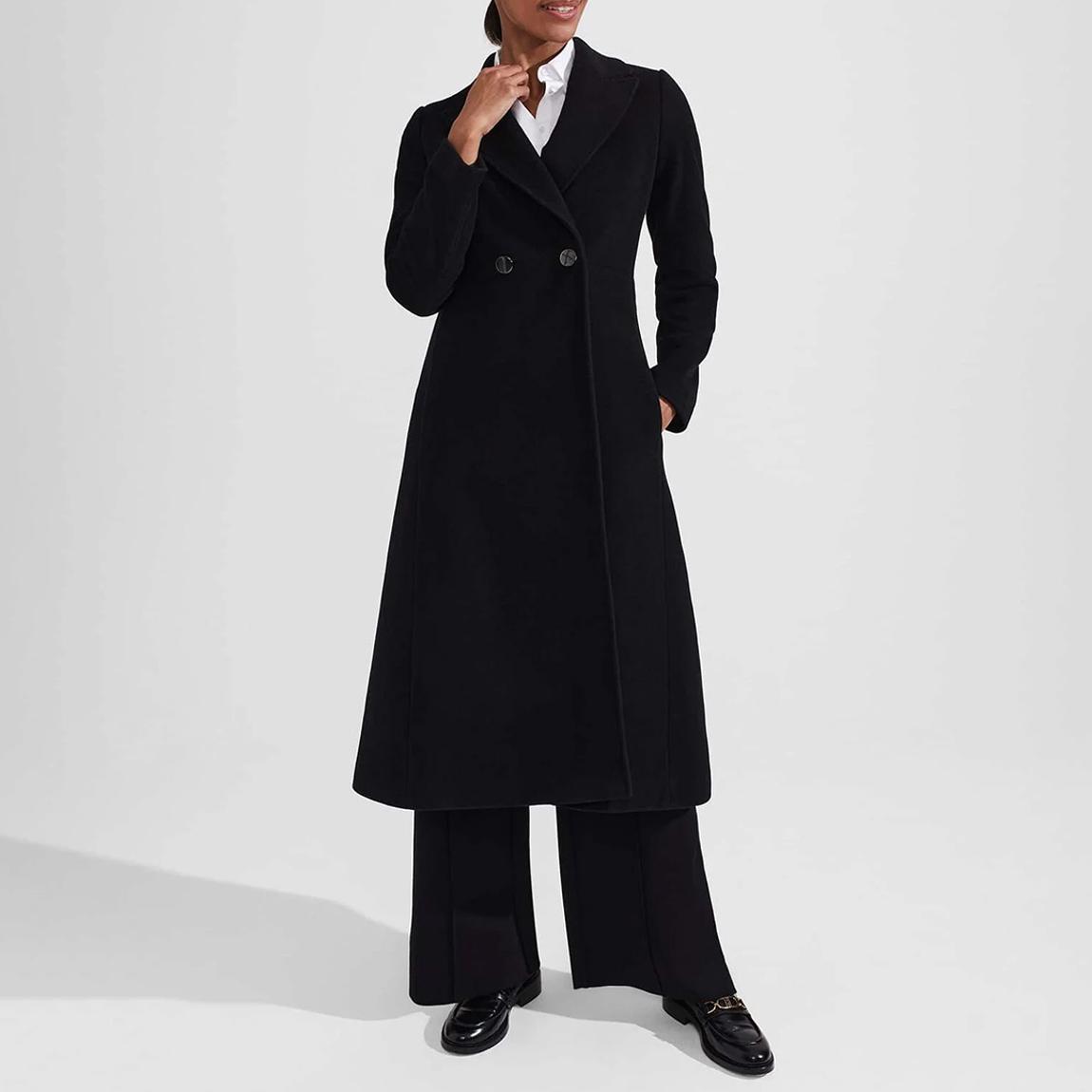 Black Blair Cashemere Blend Coat main product photo