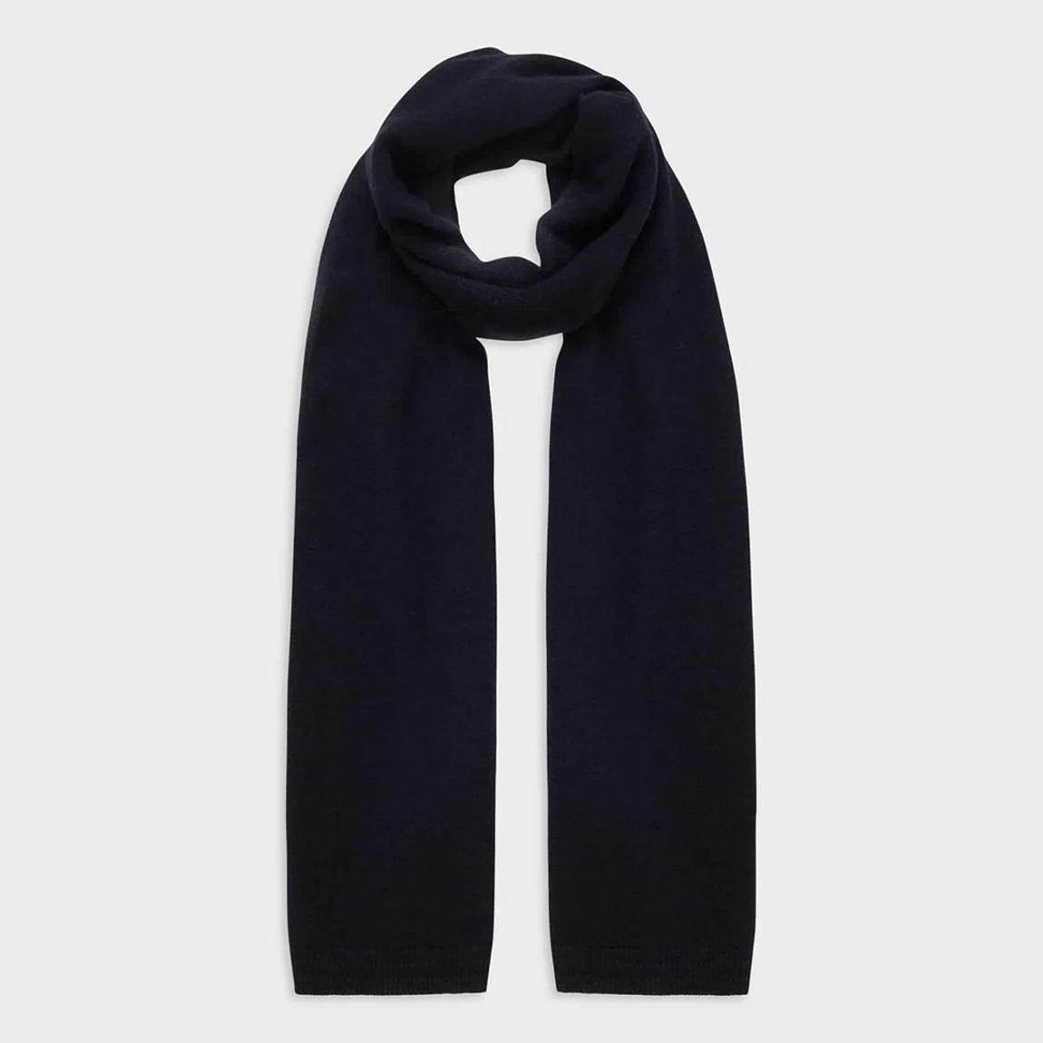 Navy Mabel Cashmere Scarf main product photo