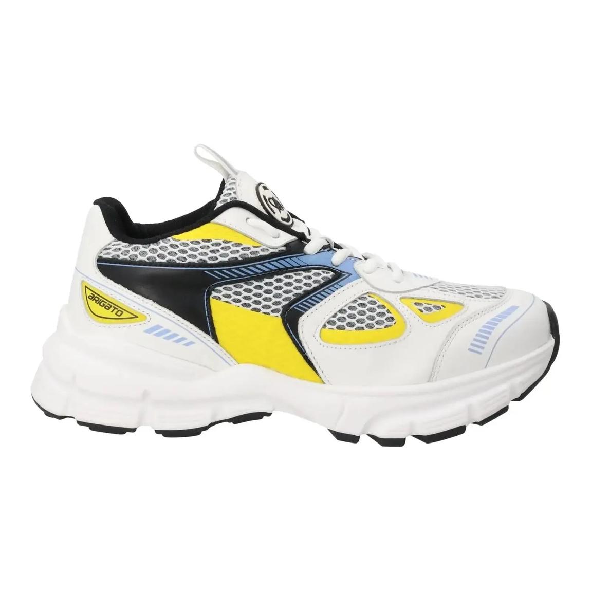 AXEL ARIGATO Women's Low Top Marathon Runner Trainers in White and Yellow - RRP310 main product photo
