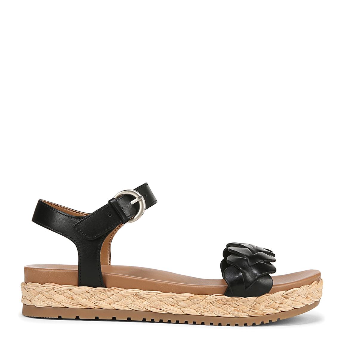 Black Neila Suede Platform Espadrille main product photo