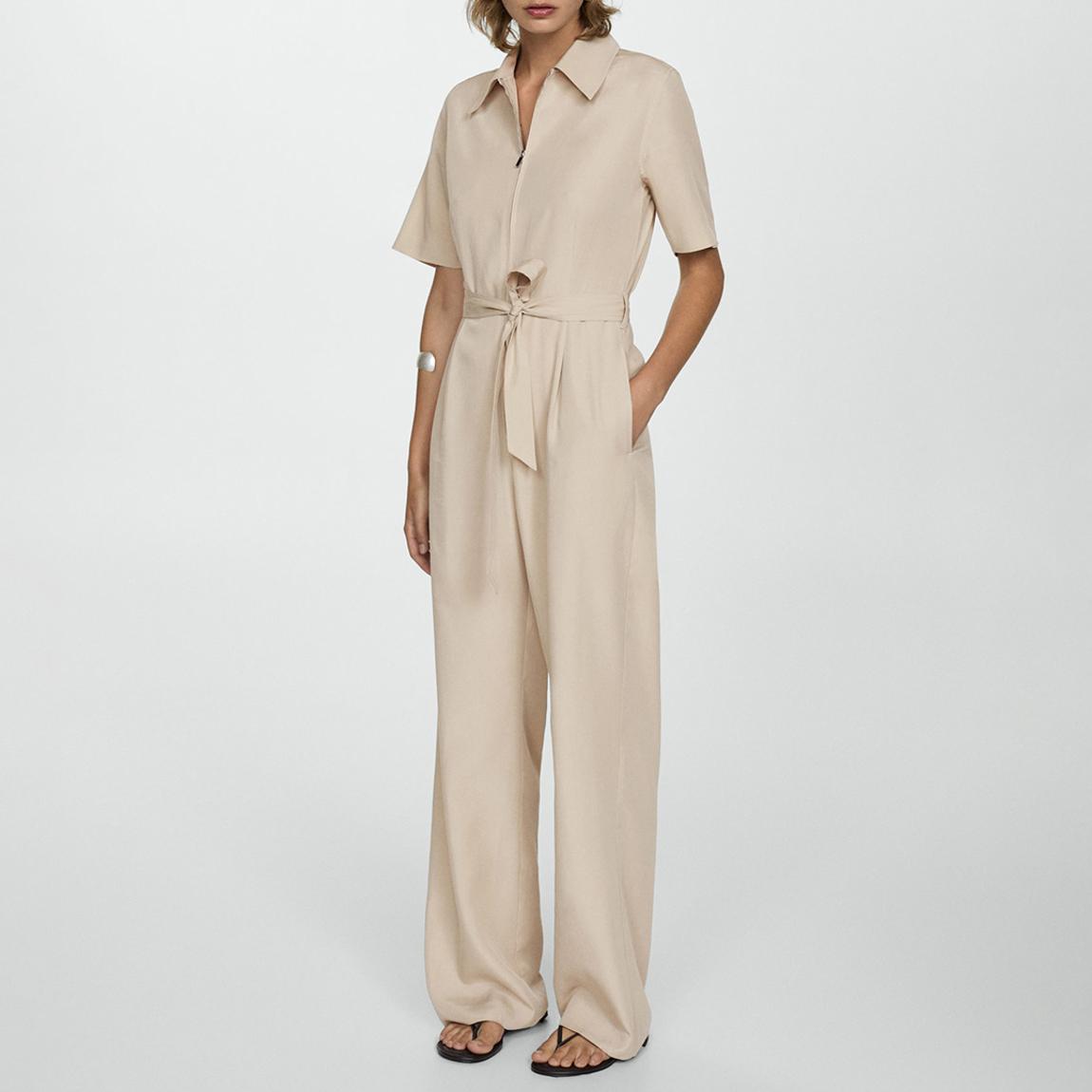 Blush Collared Jumpsuit main product photo