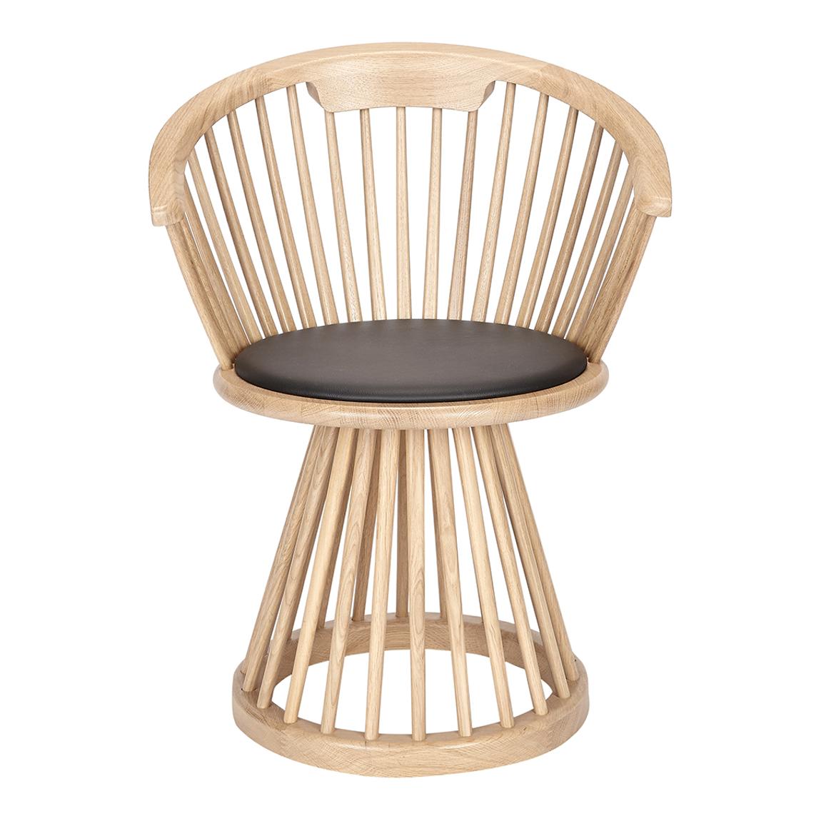 Fan Dining Chair, Natural main product photo