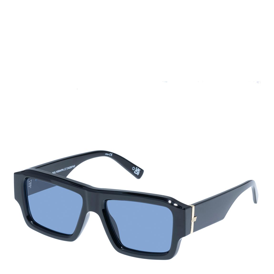Women's Black Polygraph Sunglasses 55mm main product photo