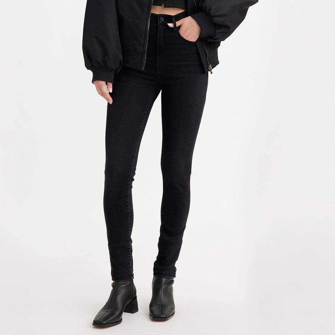 Black Mile High Super Skinny Stretch Jeans main product photo