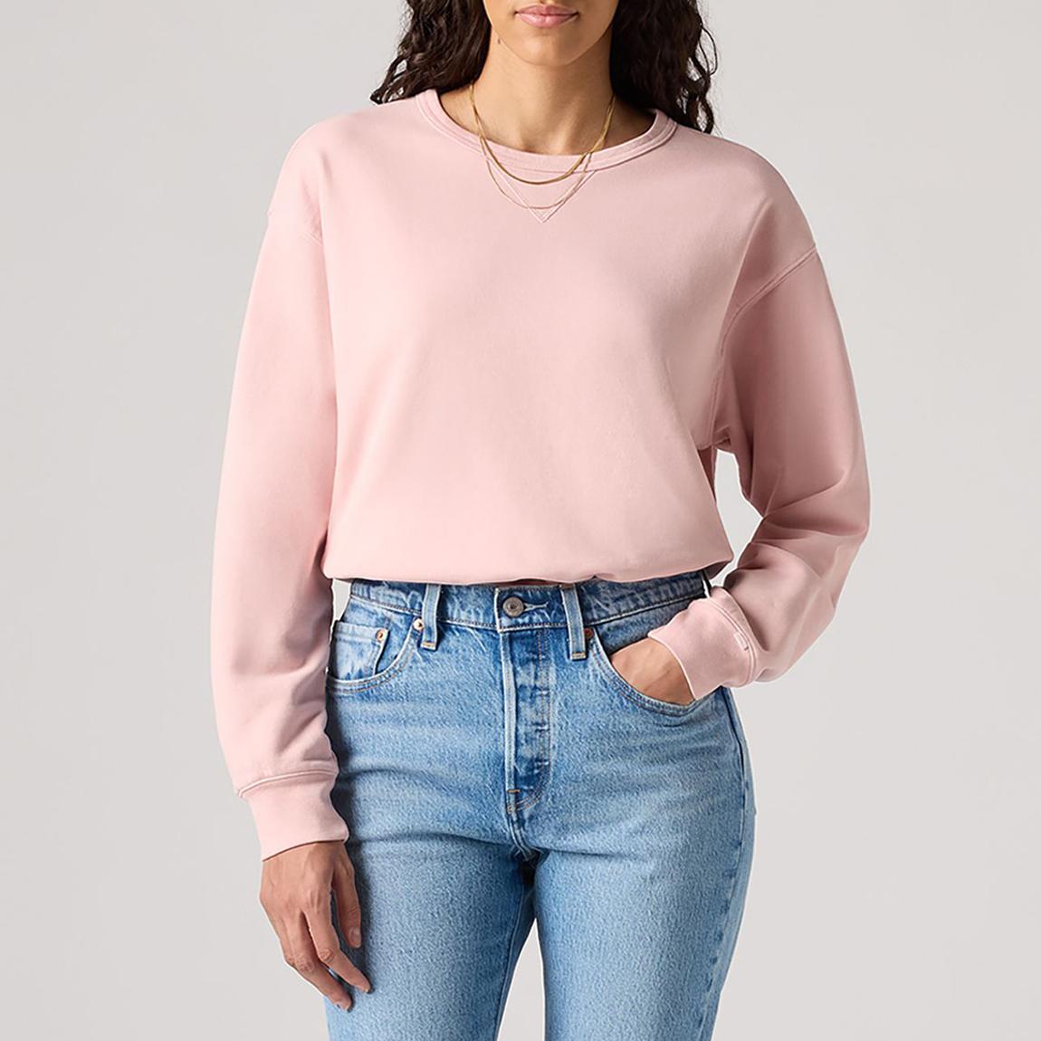 Pink Heritage Cotton Sweatshirt main product photo