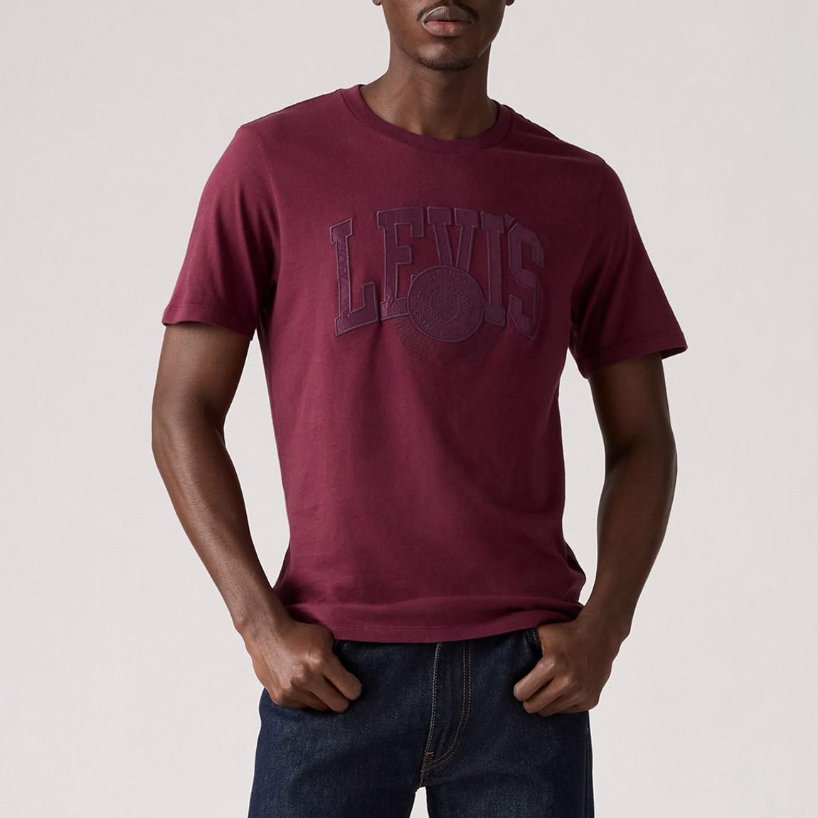 Burgundy Graphic Logo T-Shirt main product photo