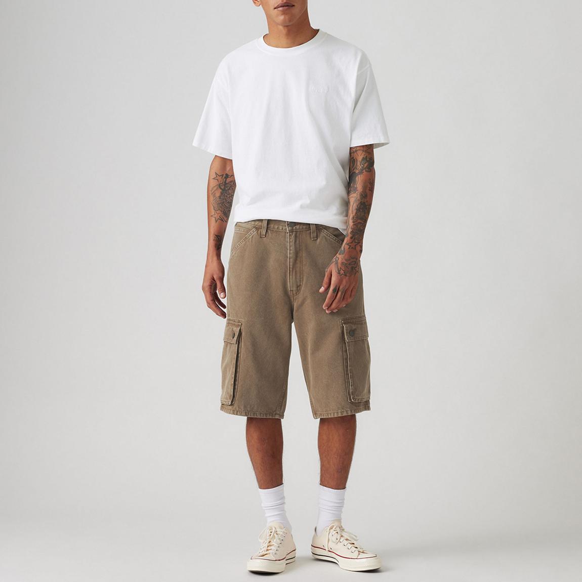 Levi's Brown 478™ Baggy Cargo Shorts - BrandAlley