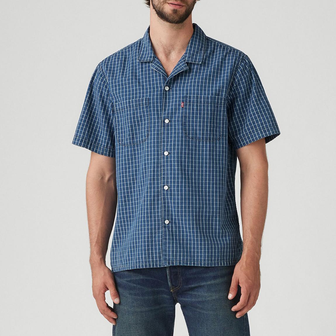 Blue/ White Check Cotton Shirt main product photo