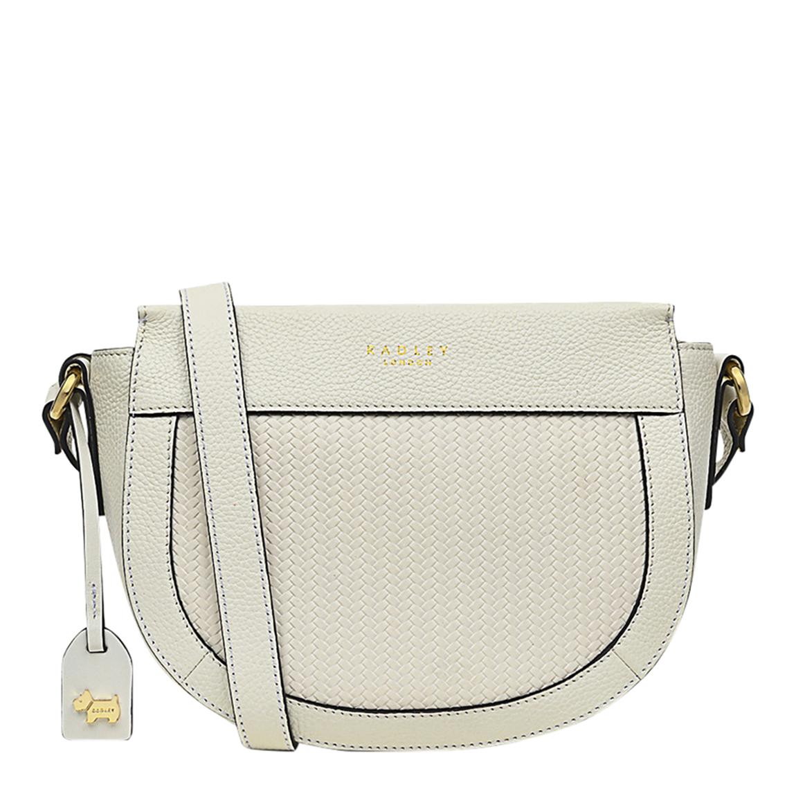 Chalk Ebury Weave Mini Ziptop Crossbody main product photo