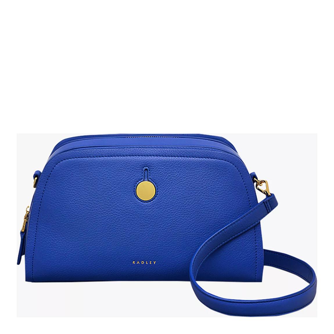 Yves Blue Bathurst Mews Small Ziptop Crossbody main product photo