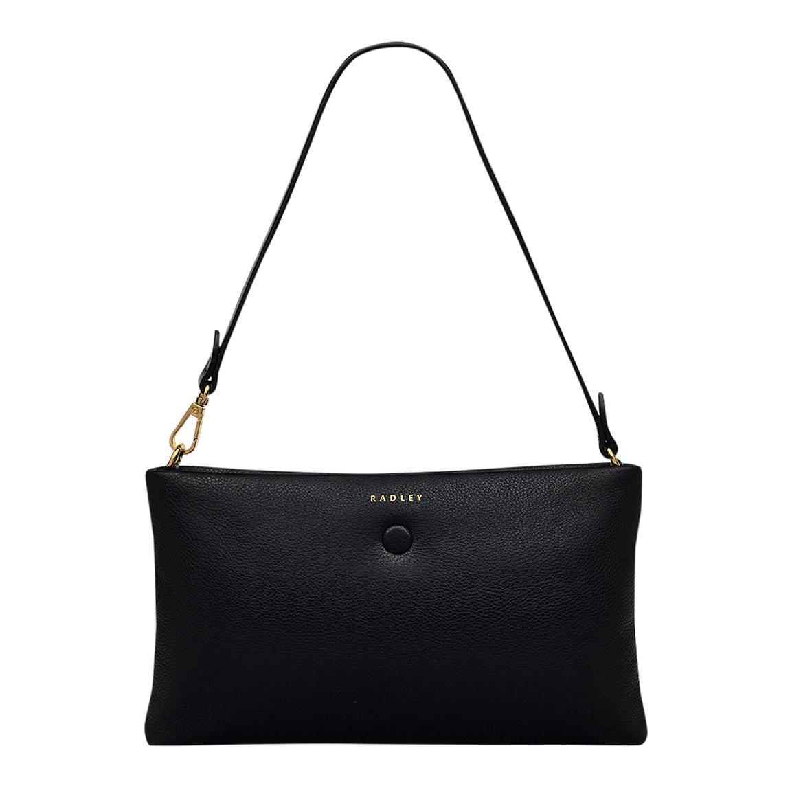 Black Mallow Street Large Ziptop Wristlet main product photo