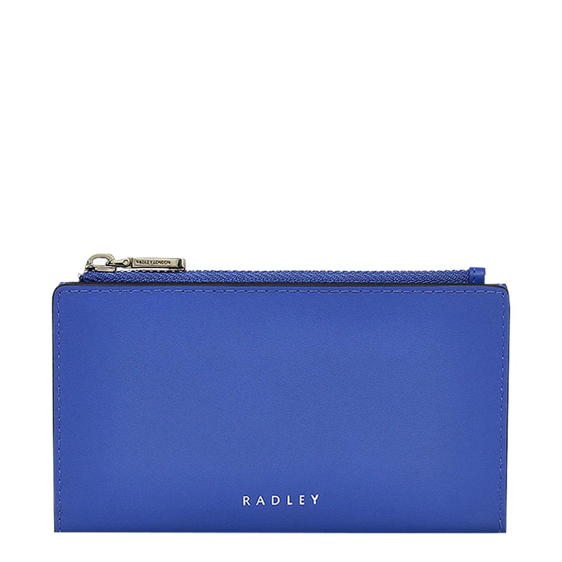 Yves Blue Coin Street Medium Ziptop Purse main product photo
