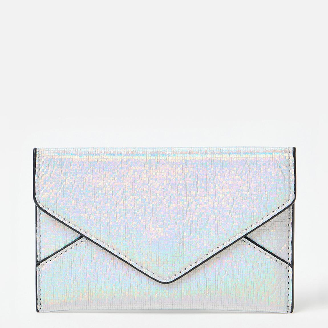 Silver Disco Multi Metallic Card Holder main product photo