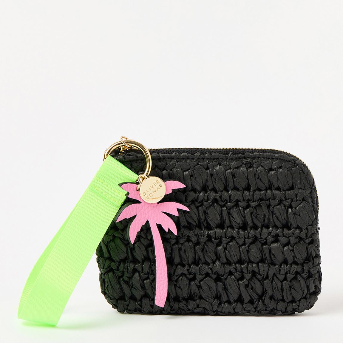 Black Rylee Palm Tree Pouch main product photo