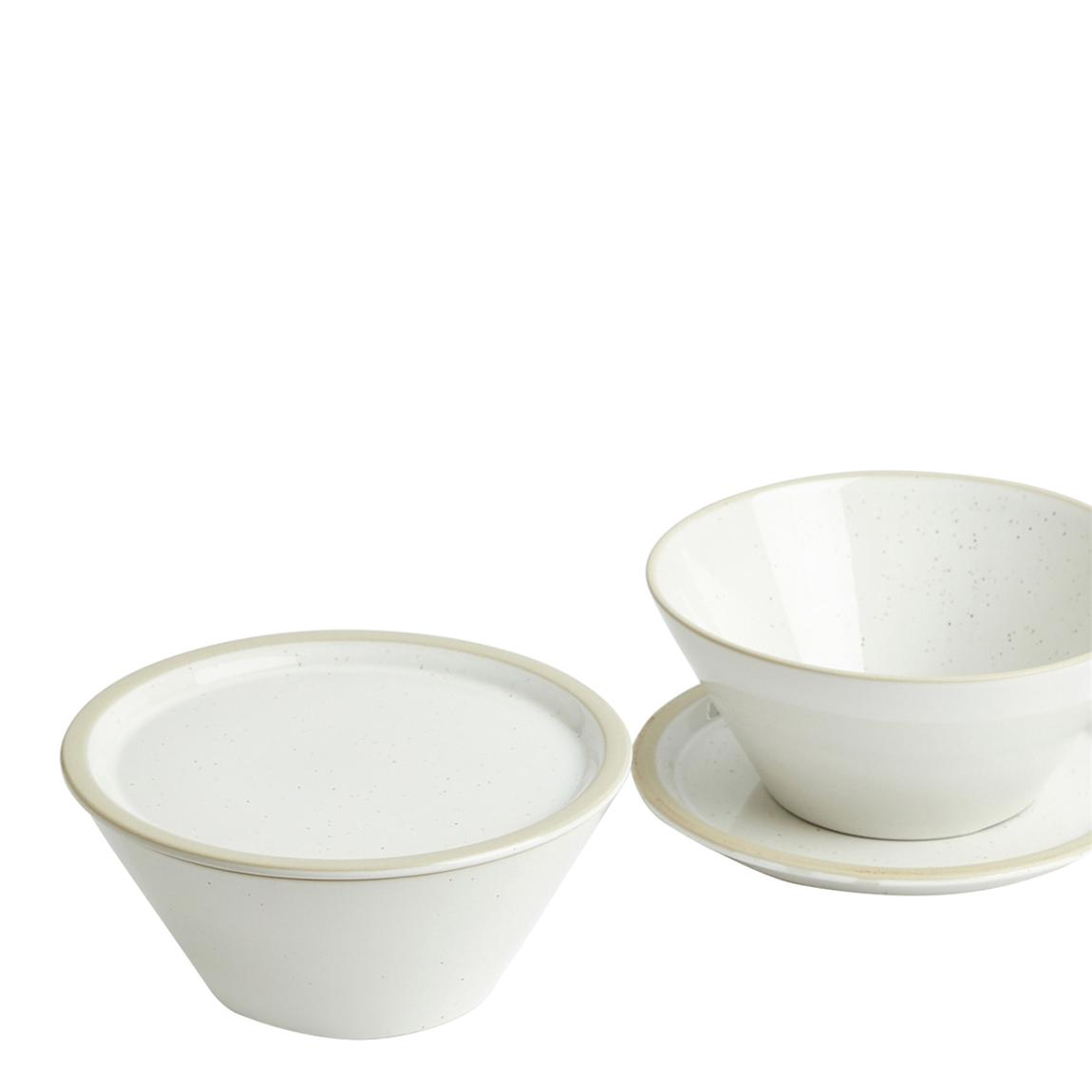 4 Piece Urban Dining Bowl 16cm & Plate/Lid 16.5cm Set main product photo
