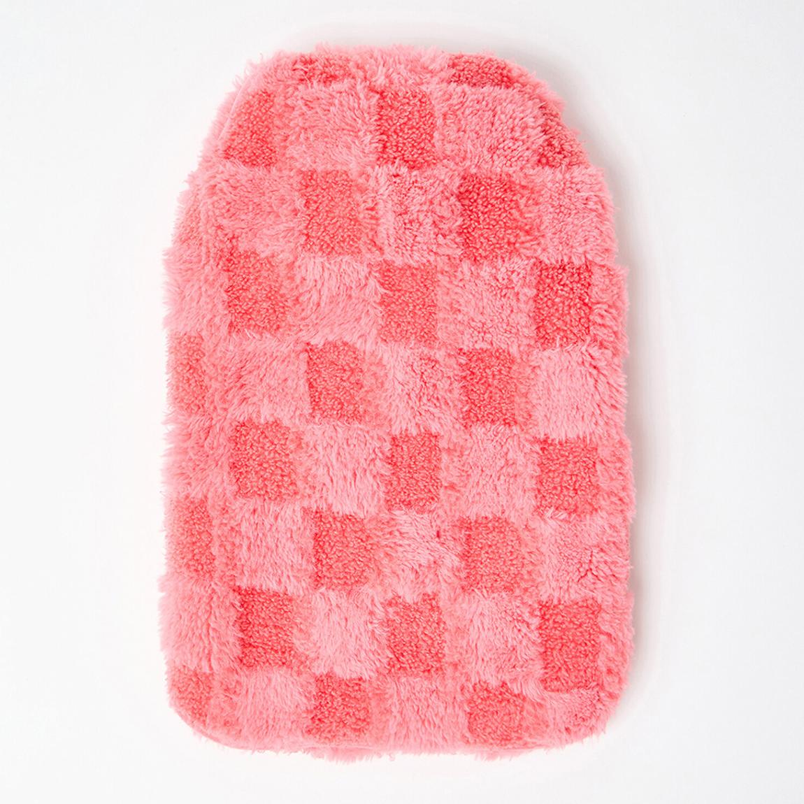 Pink Faux Fur Large Hot Water Bottle main product photo