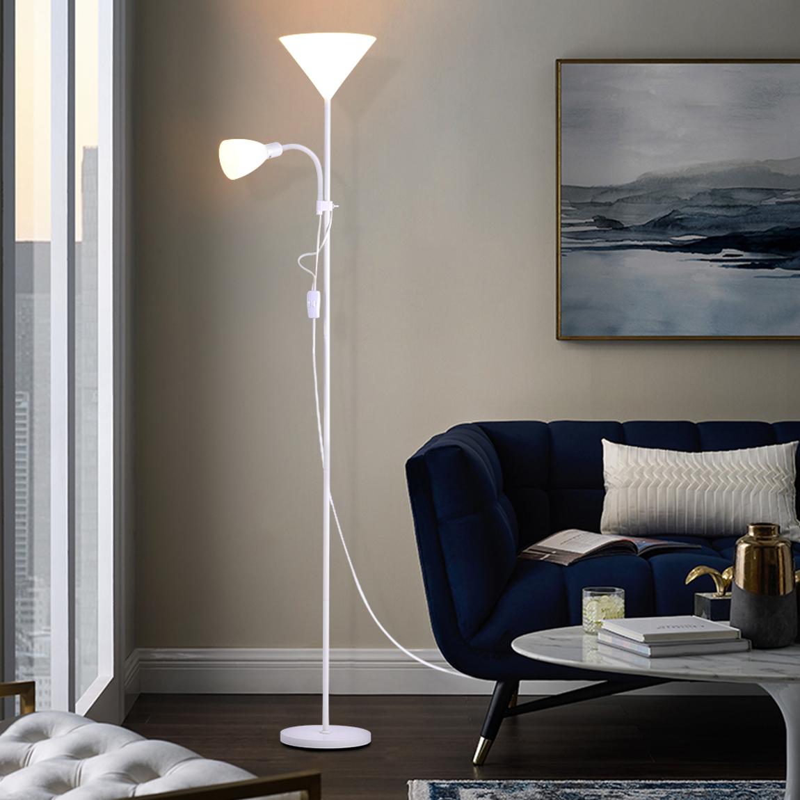 Modern 2 Head Standing Floor Lamp main product photo