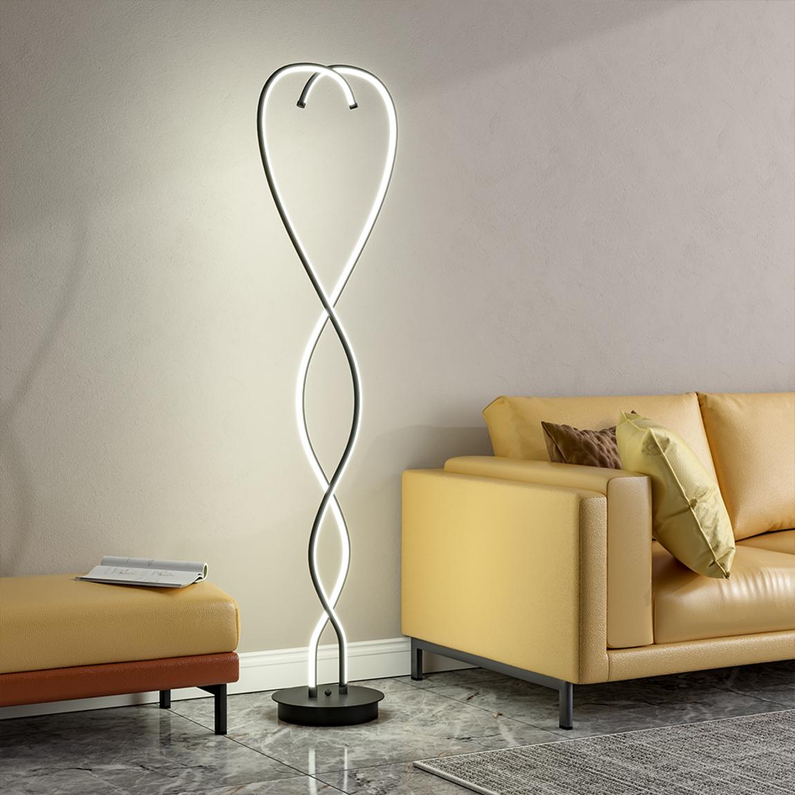 Swirling LED Floor Lamp Standing Light main product photo