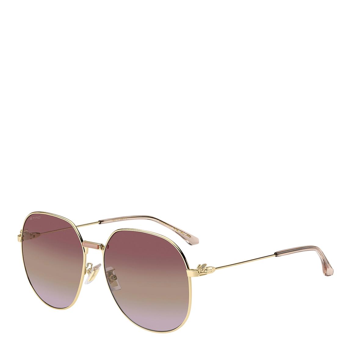 Gold Square Sunglasses 63mm main product photo