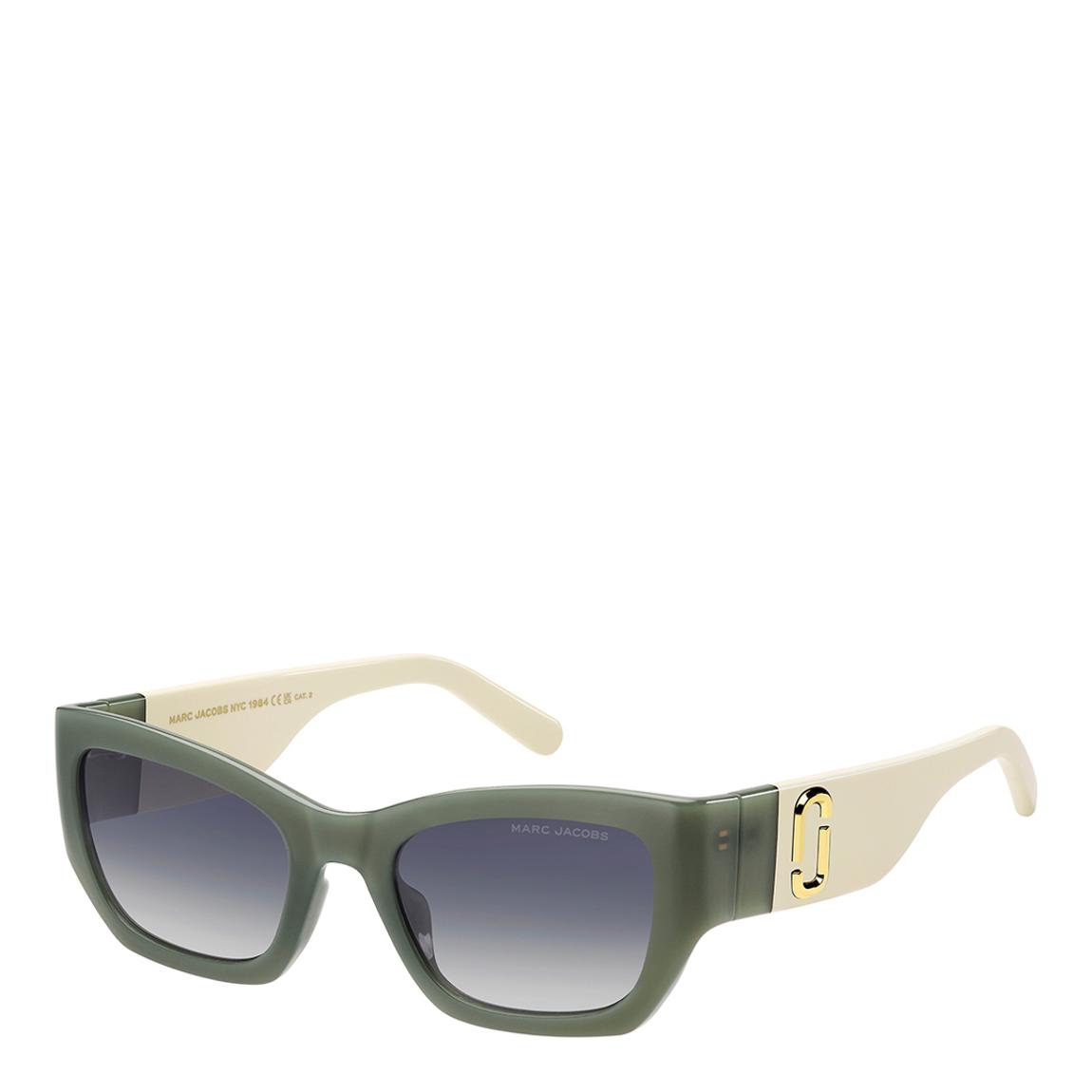 Women's Green Rectangular Sunglasses 53mm main product photo