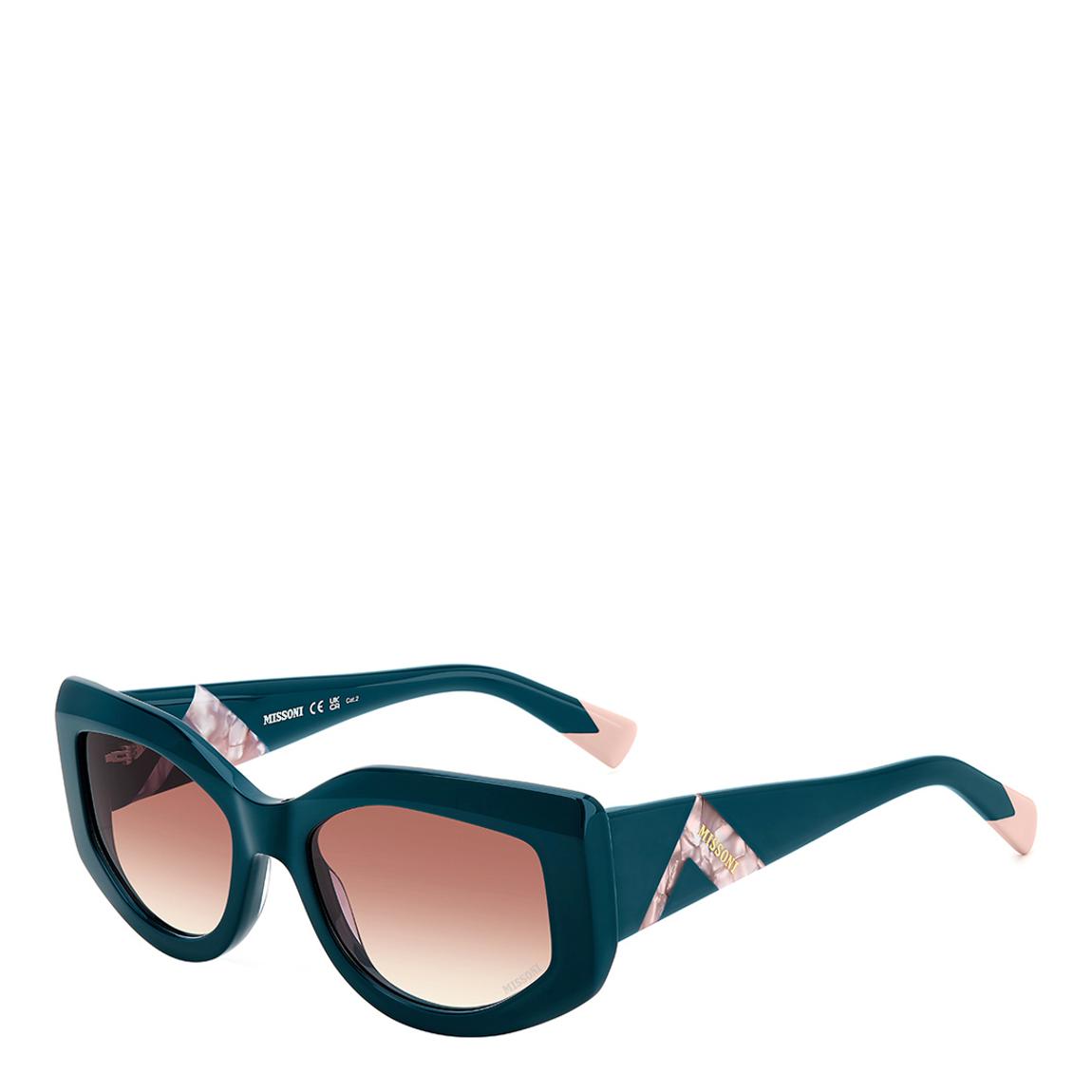 Teal Rectangular Sunglasses 54mm main product photo