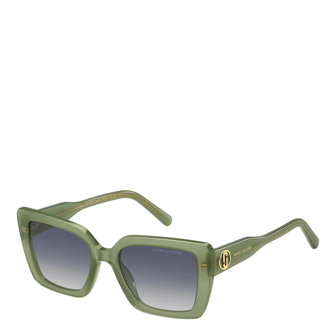 Women's Green Rectangular Sunglasses 52mm main product photo
