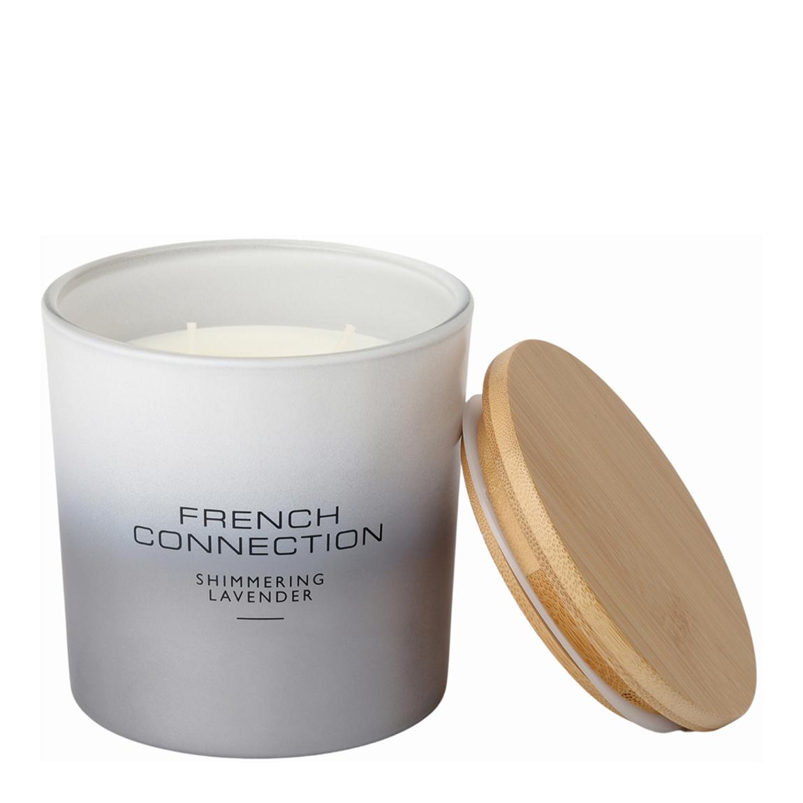 French Connection Ombre Shimmering Lavender Candle 322G main product photo