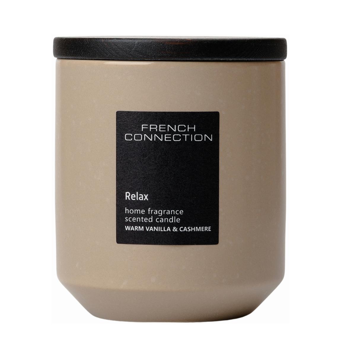 French Connection Stone Range Warm Vanilla & Cashmere Candle 224G main product photo