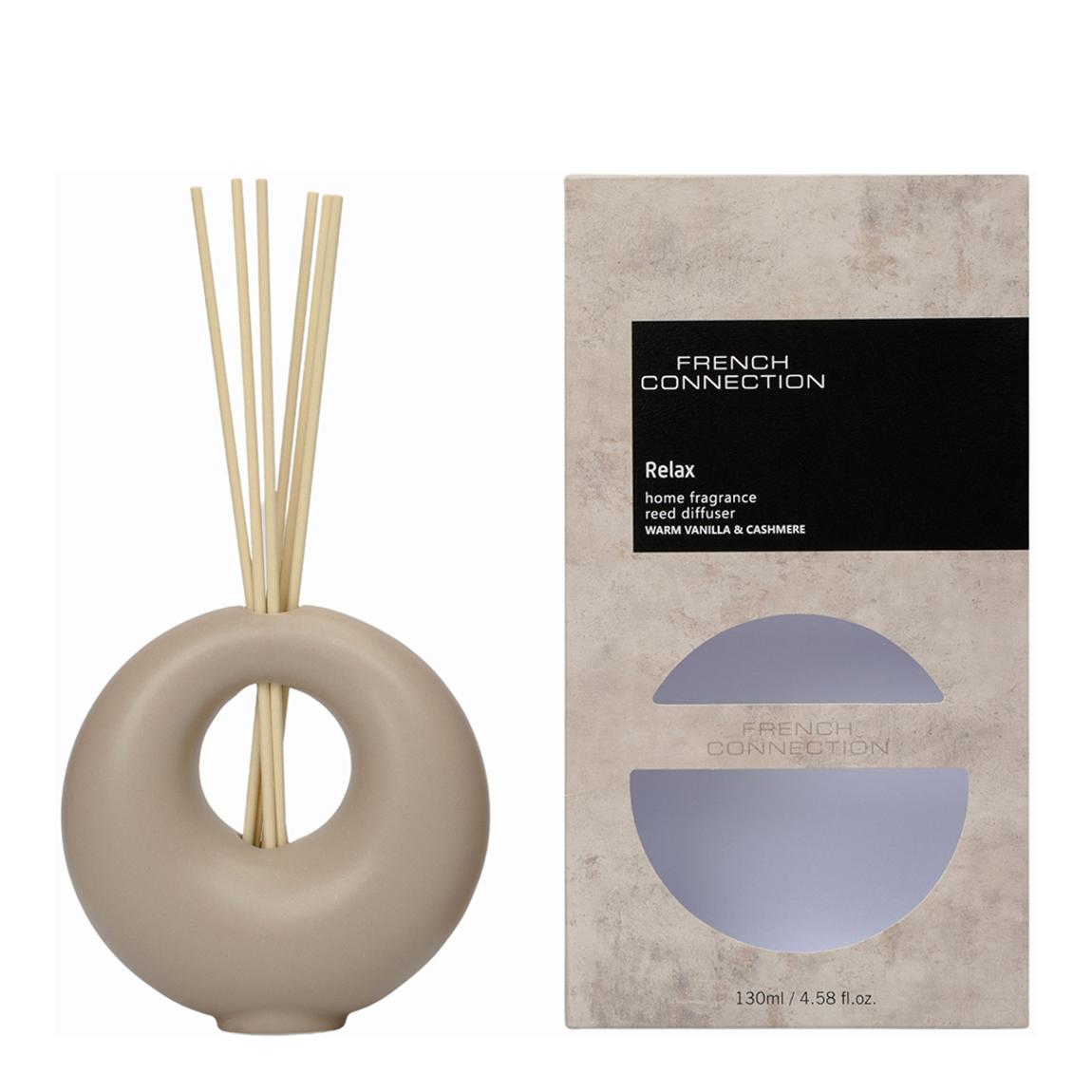 French Connection Stone Range Warm Vanilla & Cashmere Reed Diffuser 130ML main product photo