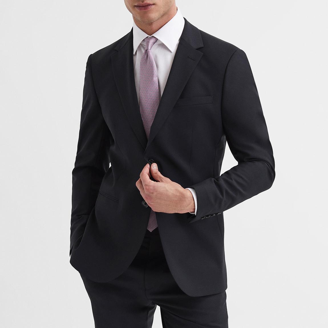 Black Hope Wool Blend Travel Blazer main product photo