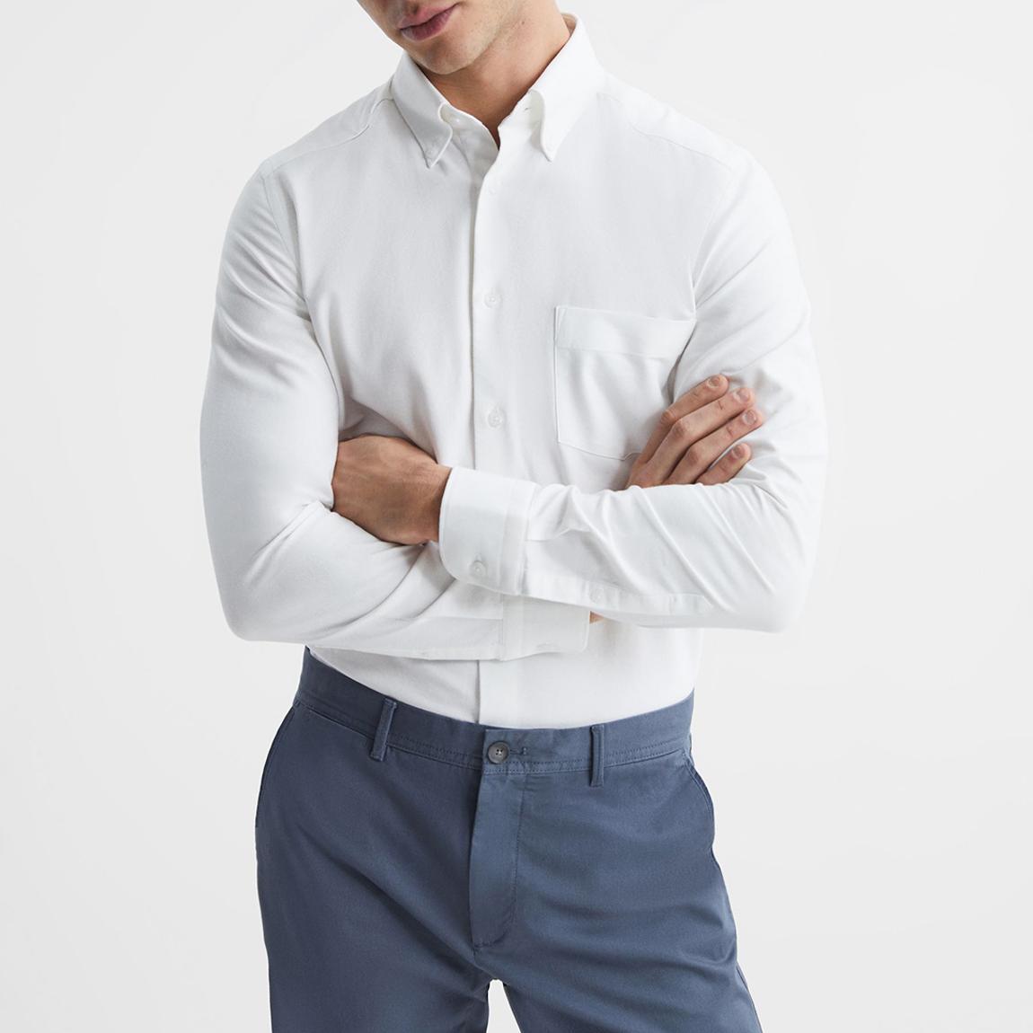 White Oxford Long Sleeve Shirt main product photo