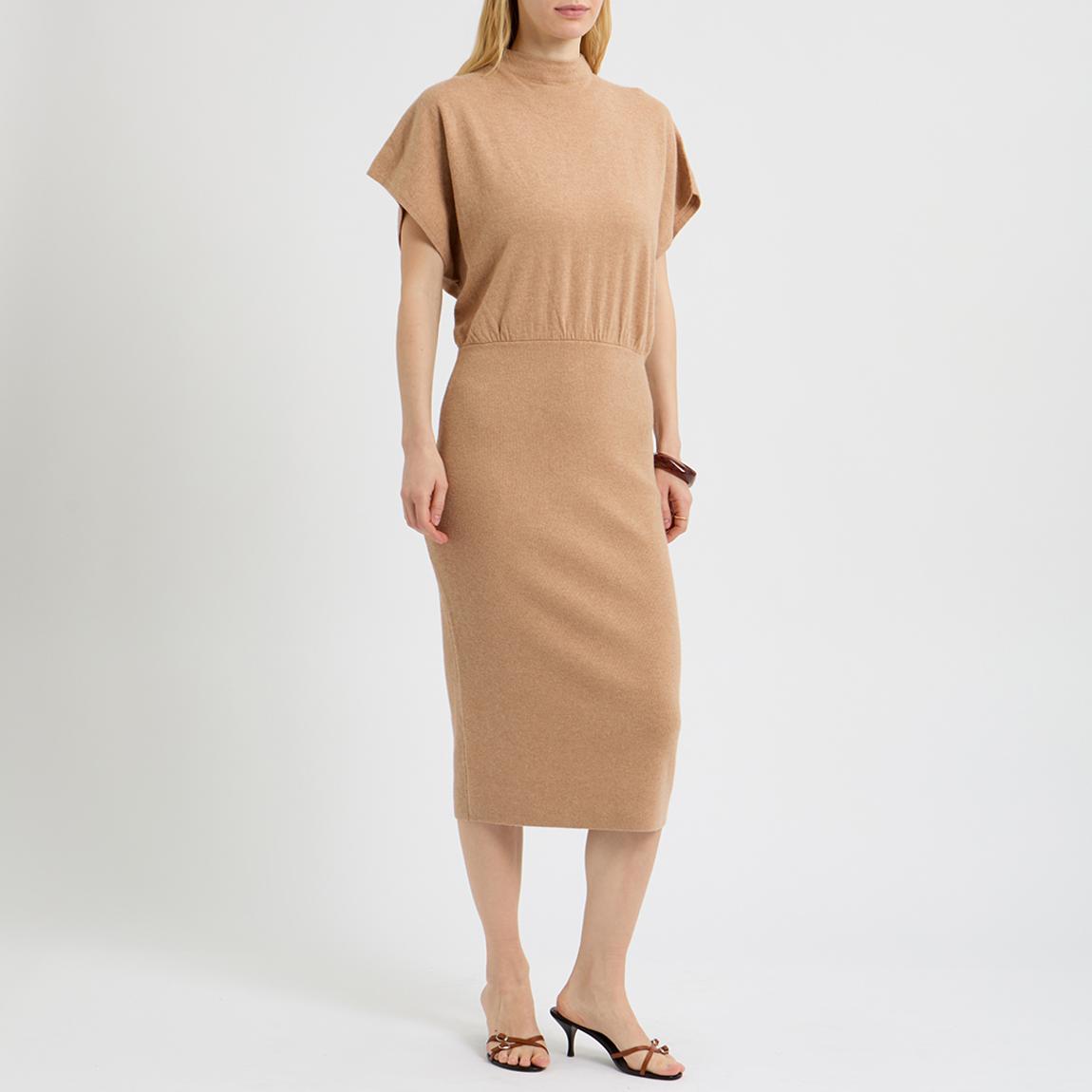 Camel Jen Sleeveless Cashmere Blend Dress main product photo