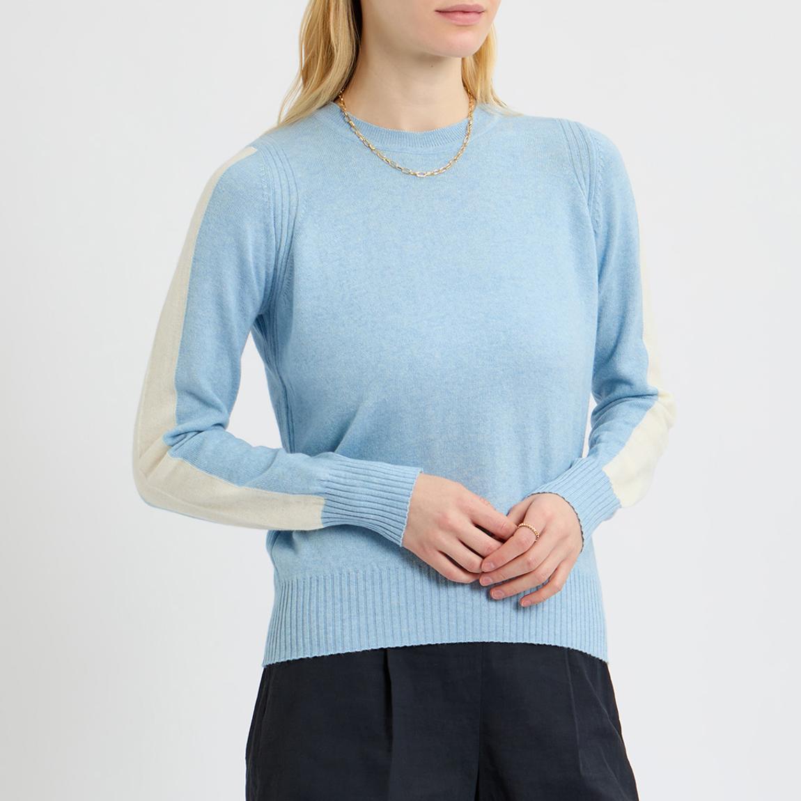 Blue Ava Cashmere Blend Jumper main product photo