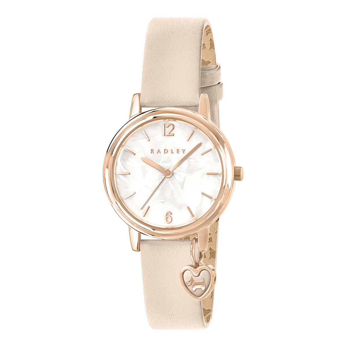 Radley 27mm Oatmilk Leather Strap with Charm main product photo
