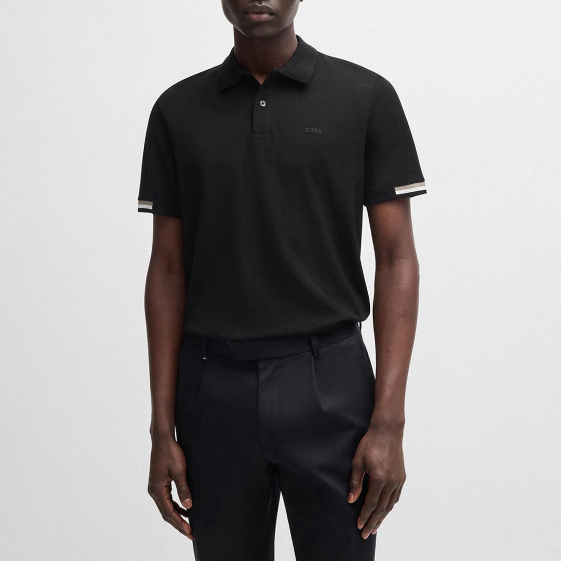 Black Parlay Polo Shirt main product photo