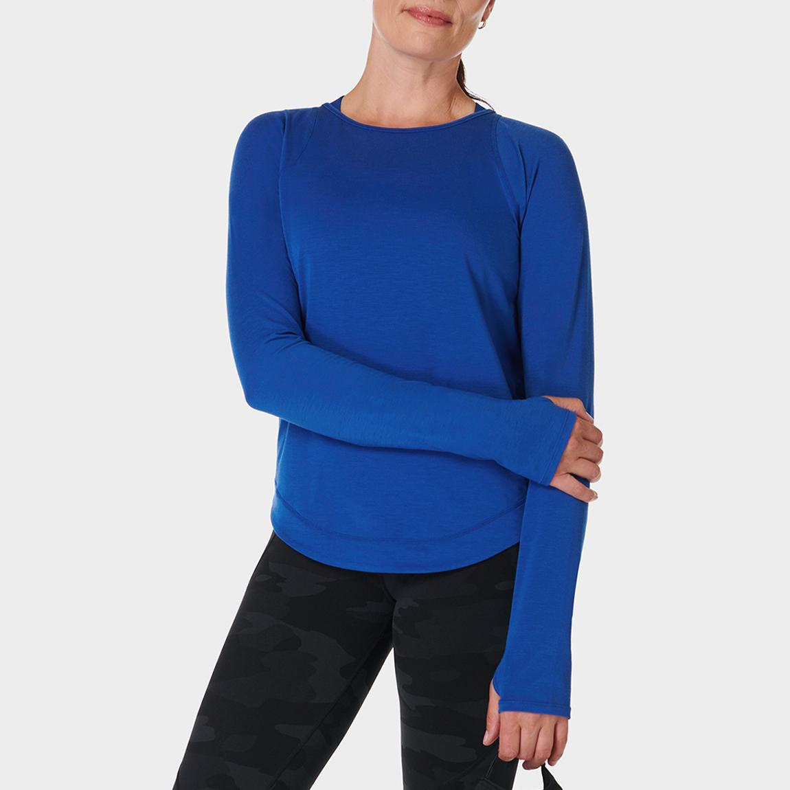 Lightning Blue Breathe Easy Long Sleeve Top main product photo