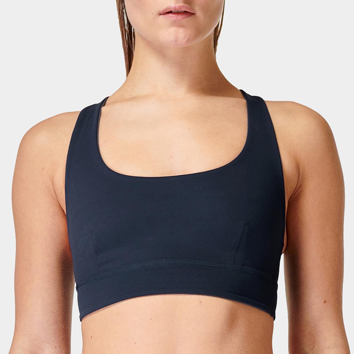 Grey-Navy Super Soft Reversible Bra main product photo