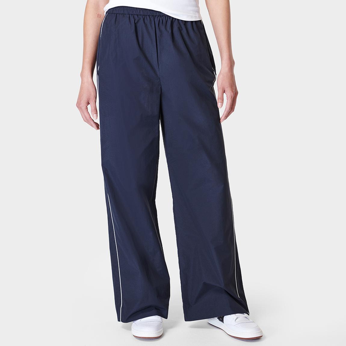 Shell Wide Leg Pant - Navy Blue main product photo