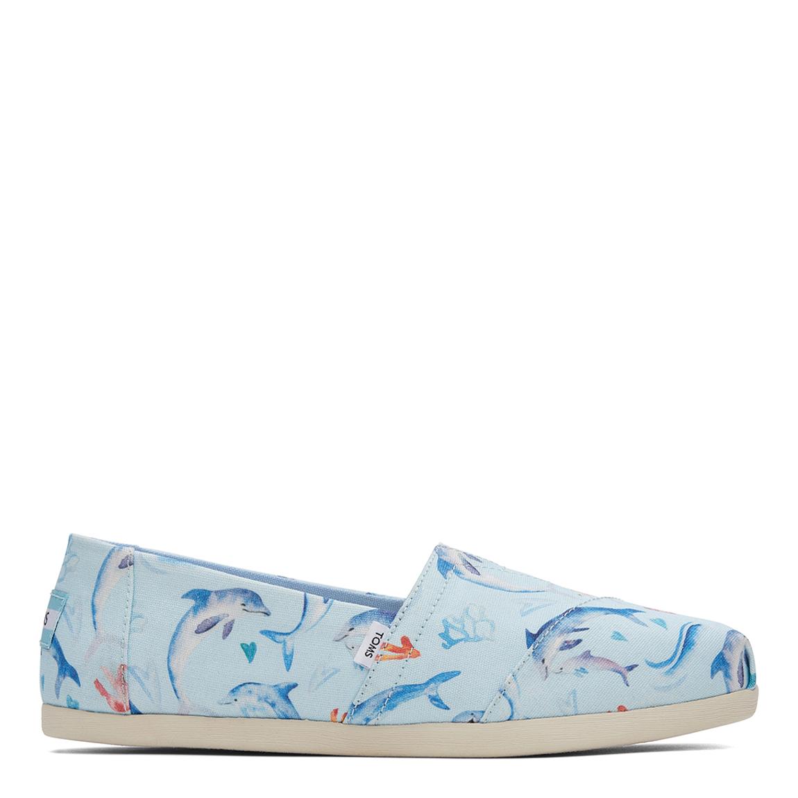 Women's Blue Alpargata Classic Espadrille main product photo