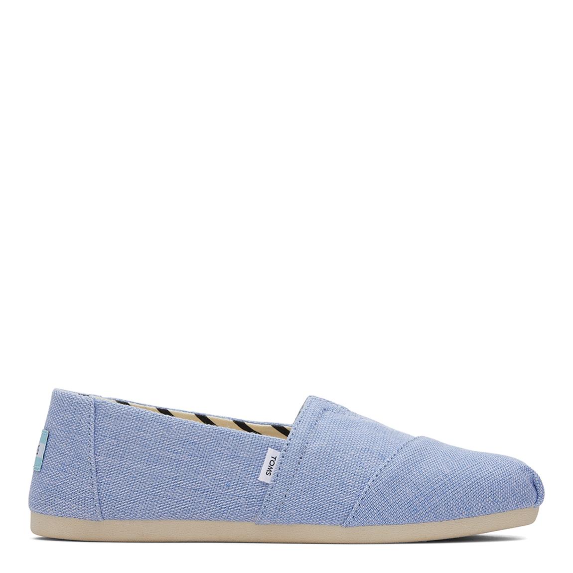 Women's Blue Canvas Alpargata Classic Espadrille main product photo