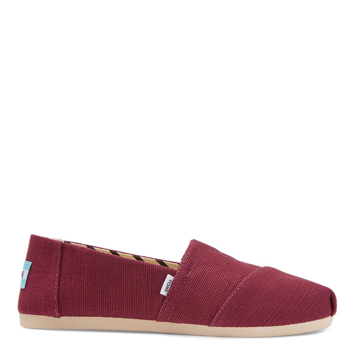 Women's Burgundy Heritage Alpargata Classic Espadrille main product photo