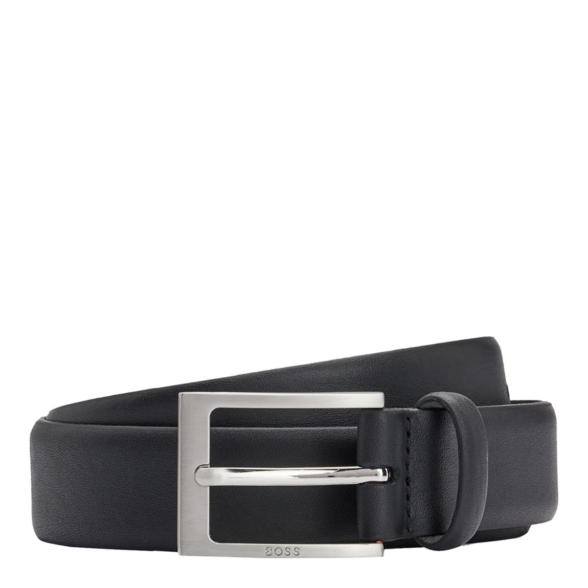 Black Brondon Leather Belt main product photo