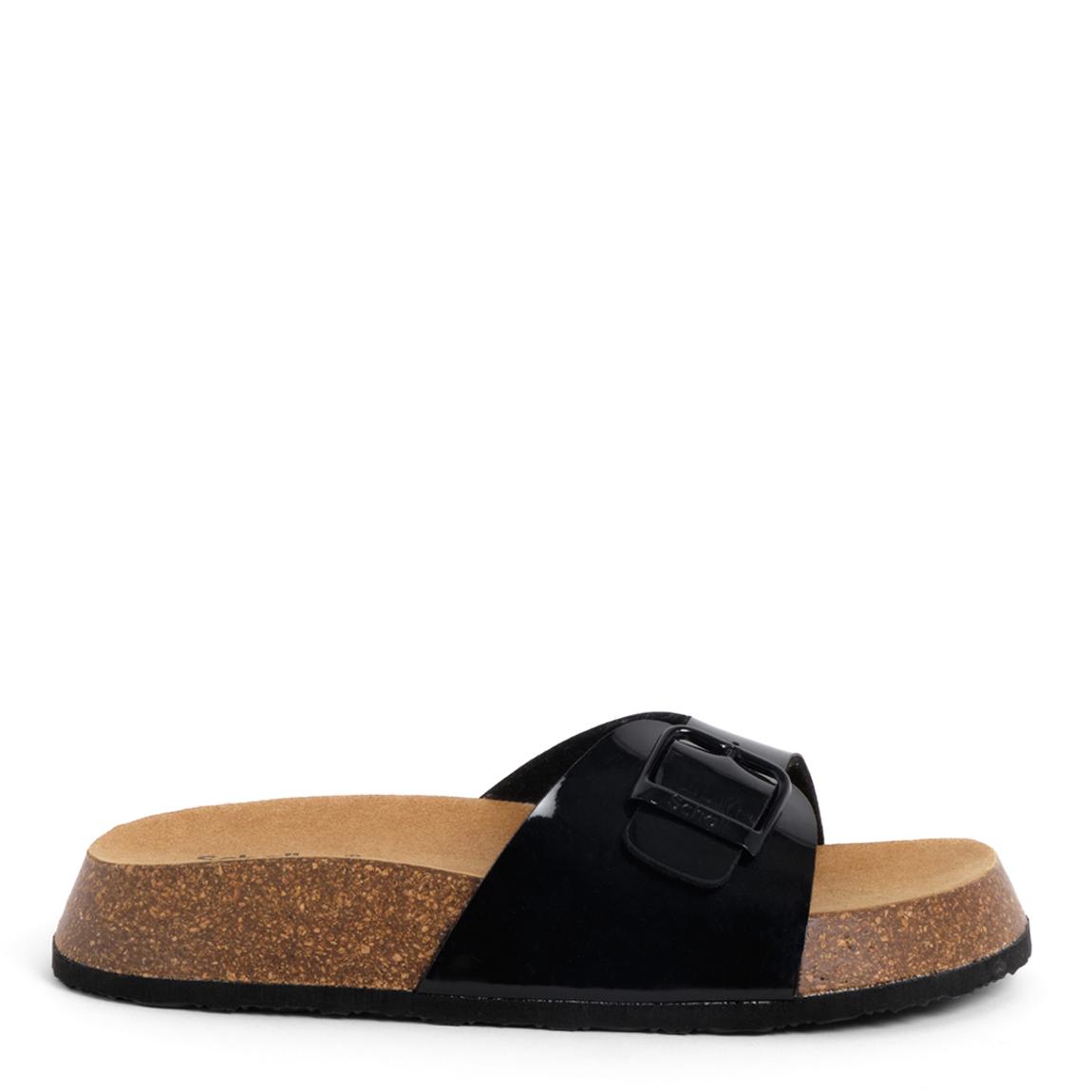 Women's Black Kathleen 24 Flat Sandals main product photo
