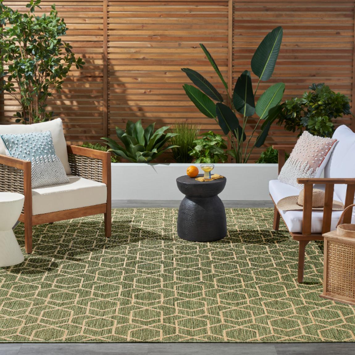 Horizon Indoor Outdoor Rug Green - 427cm x 305cm main product photo