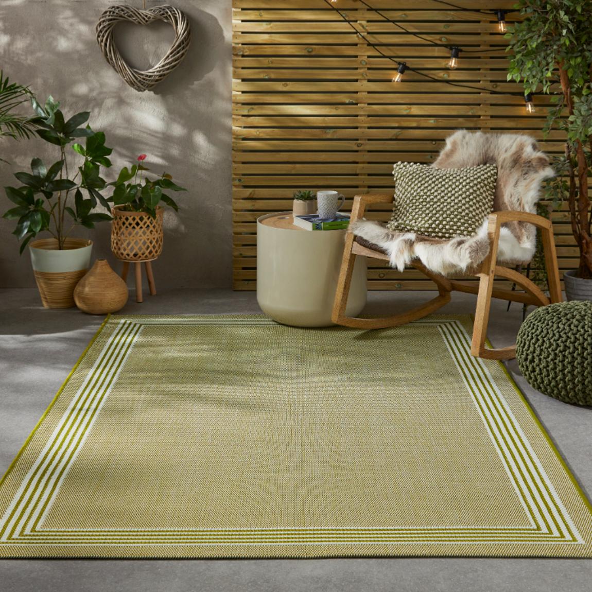 Terrazzo Indoor Outdoor Rug Green - 290cm x 200cm main product photo